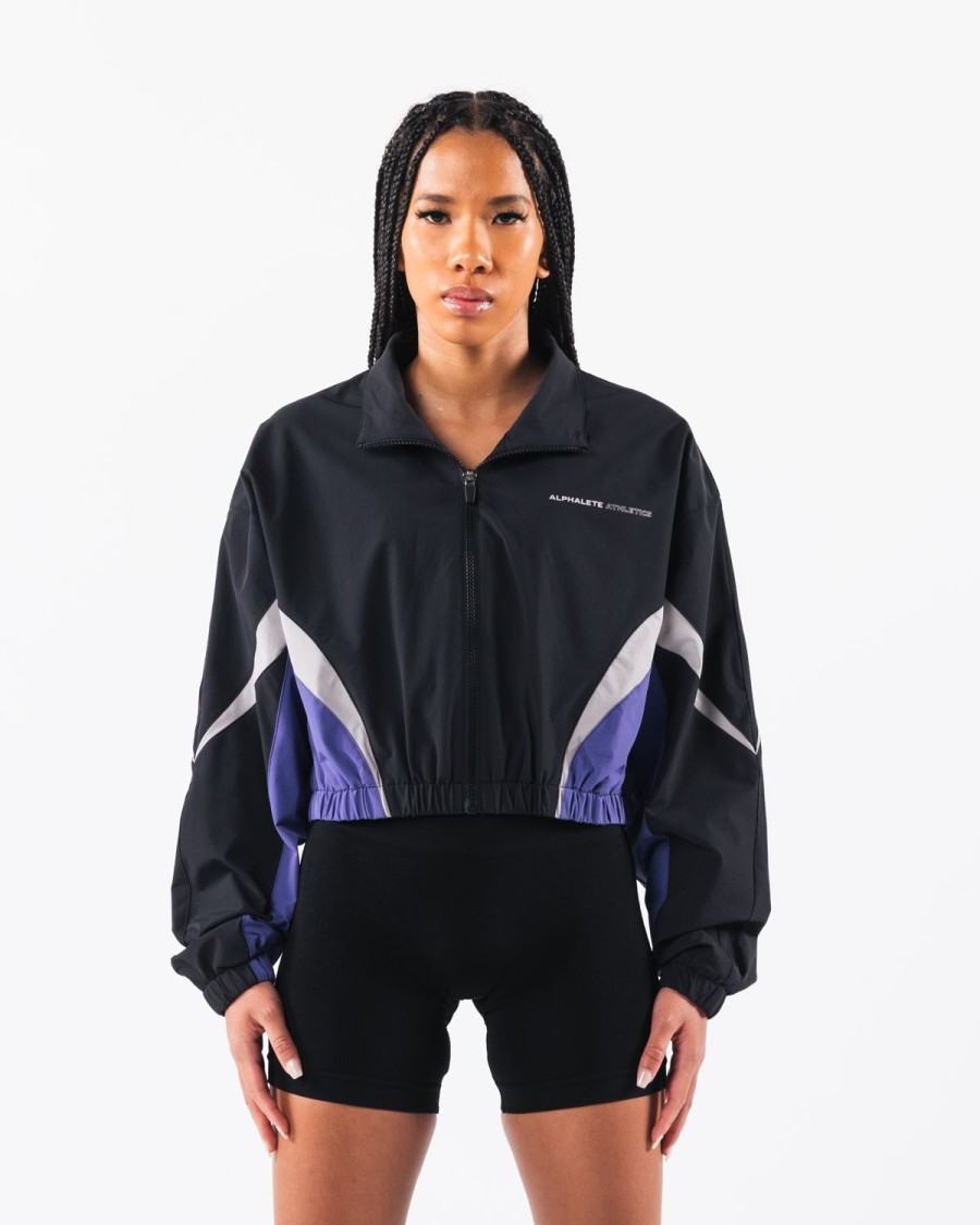 Clearance Retro Crop Jacket Hoodies & Jackets