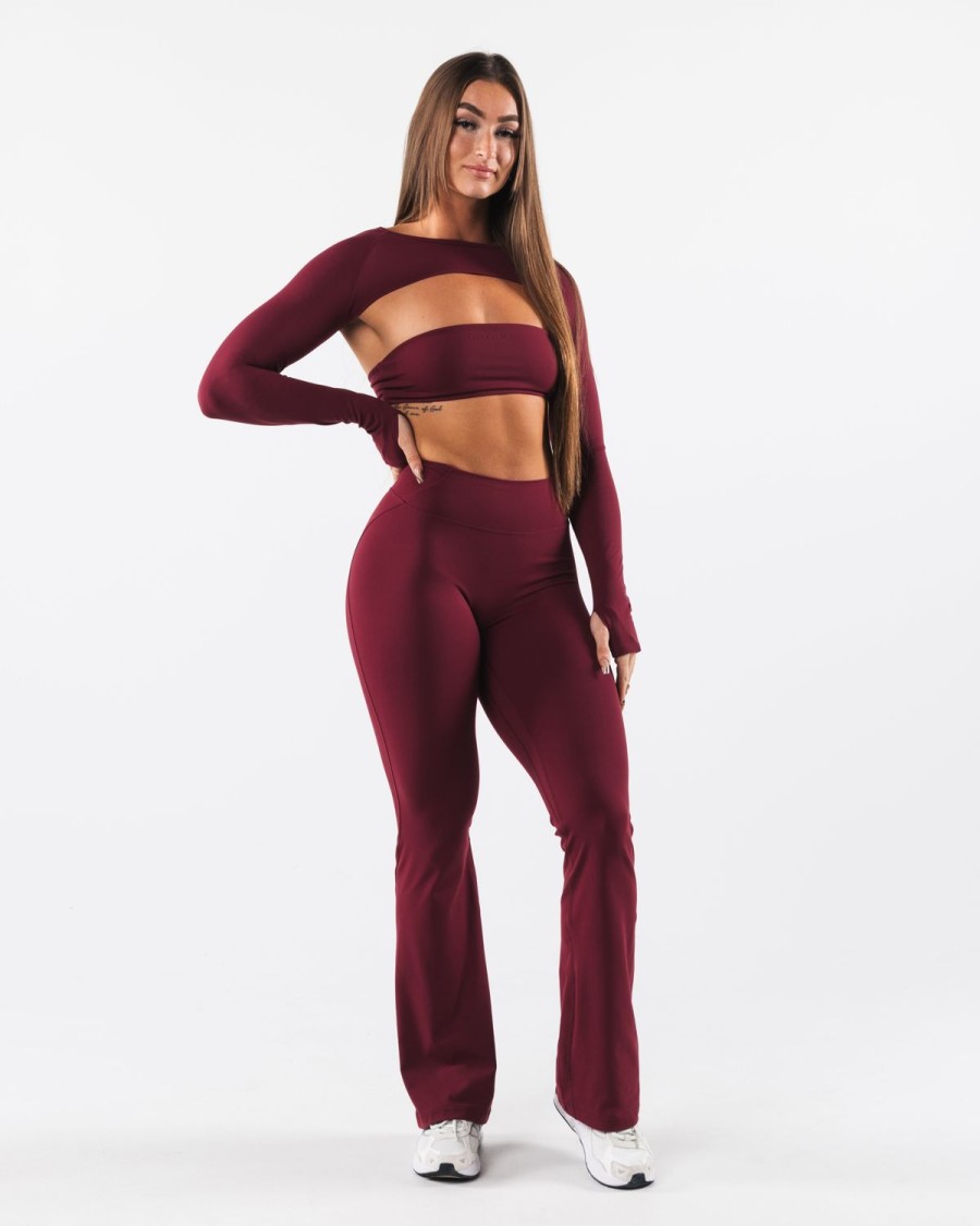 Hot Aura Shrug Ls Long Sleeves