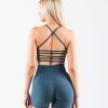 Hot Aura Strappy Longline Bra Sport Bras