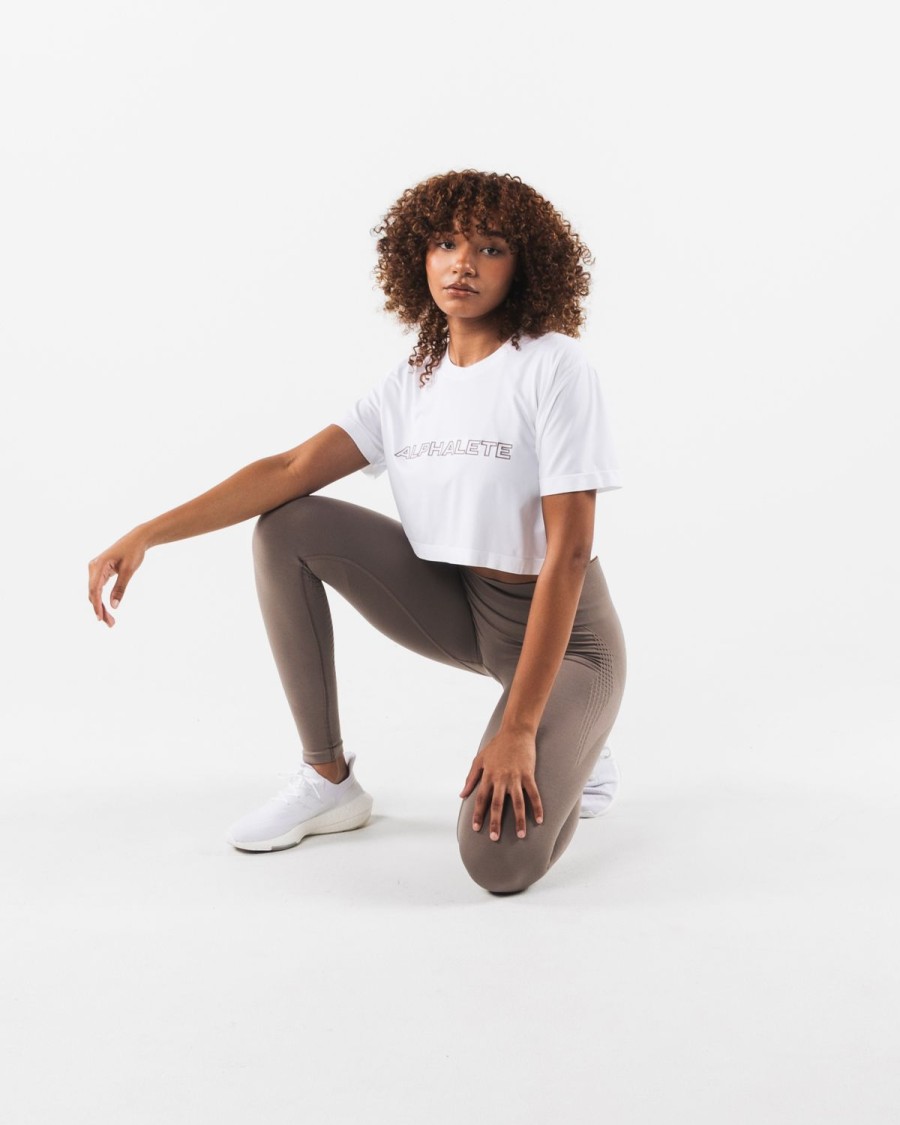 Online Core Airtech Ss Crop Shirts & Crops