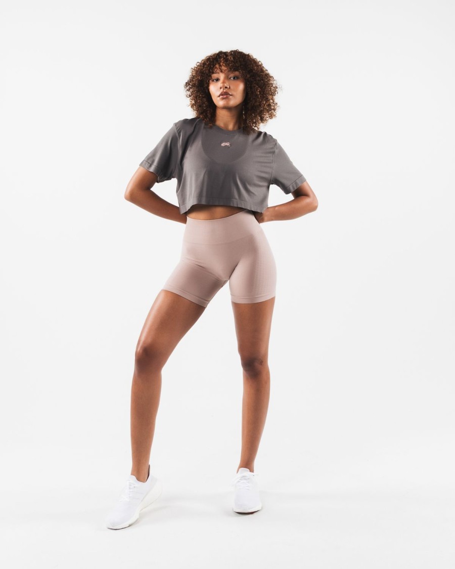 Wholesale Wolf Head Airtech Ss Crop Shirts & Crops