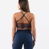 Hot Aura Strappy Longline Bra Sport Bras