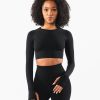 Hot Stratus Ls Crop Long Sleeves