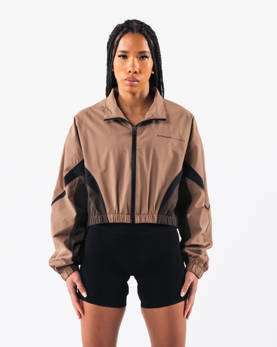 Clearance Retro Crop Jacket Hoodies & Jackets