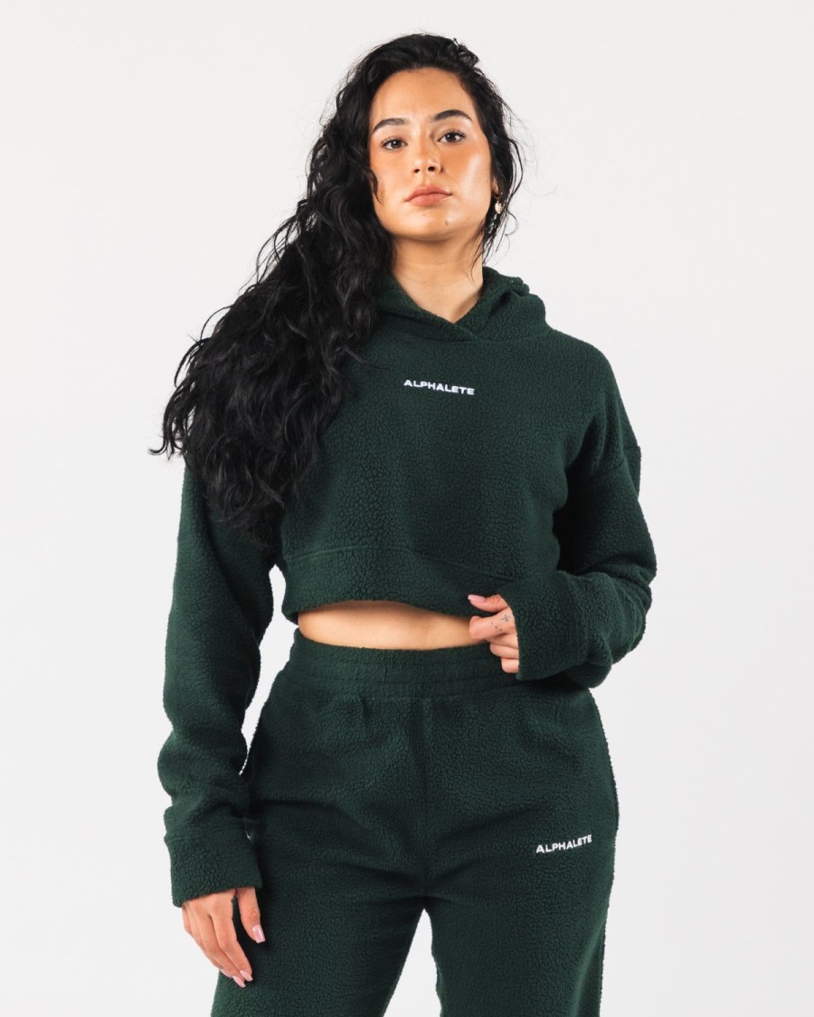 Online King Crop Hoodie Hoodies & Jackets