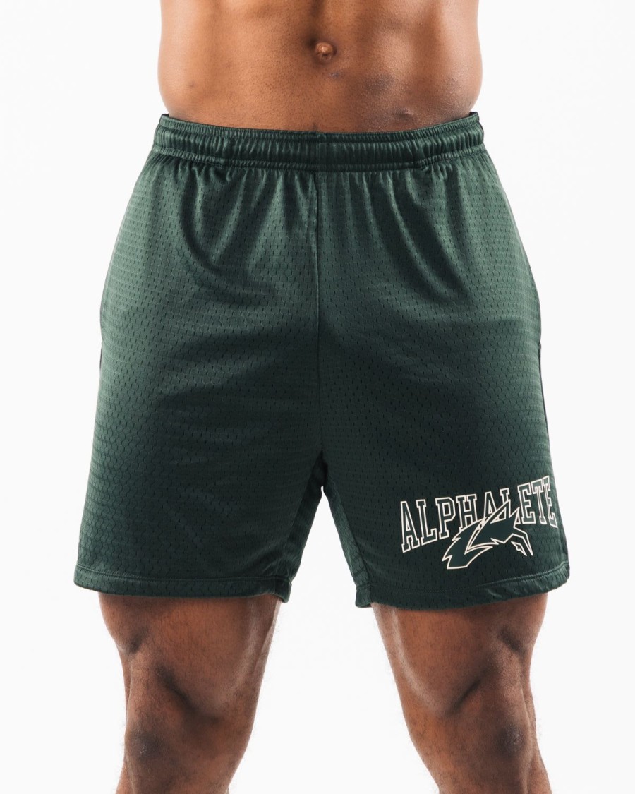 Clearance Wolf Head Mesh Short 6" Shorts