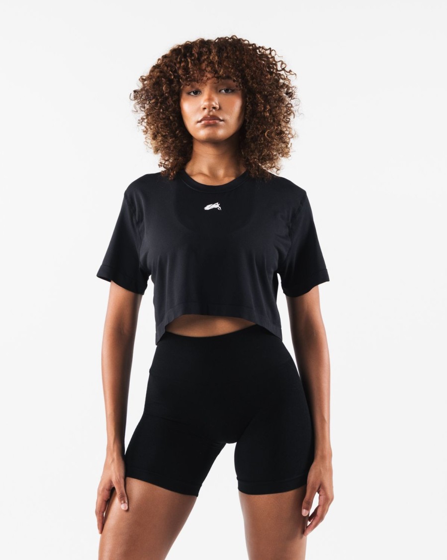 New Wolf Head Airtech Ss Crop Shirts & Crops