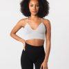 Online Seamless Ribbed Bra Sport Bras