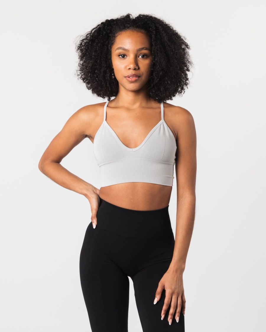 Online Seamless Ribbed Bra Sport Bras